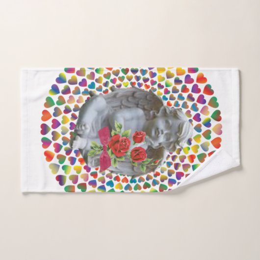Bathroom Towel Set Valentijnsdag, Angel Bad Handdoek (Handdoek)