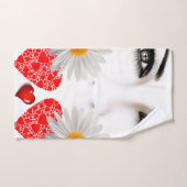 Bathroom Towel Set Valentijnsdag, Daisy Bad Handdoek (Handdoek)
