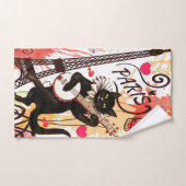 Bathroom Towel Set Valentijnsdag, Parijs Frankrijk Bad Handdoek (Handdoek)