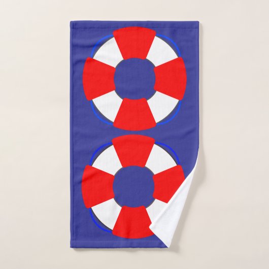 Bathroom Towel Set with Nautical Design Bad Handdoek (Handdoek)