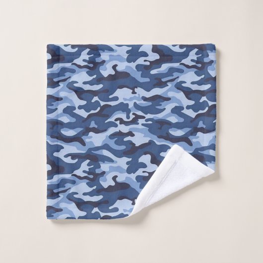 Bathroom Towel sets Blue Army Bad Handdoek (Wasdoekje)