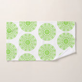 Bathroom Towel sets Green Mandala Bad Handdoek (Handdoek)
