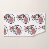 Bathroom Towel sets Halloween, Brain Bad Handdoek (Handdoek)