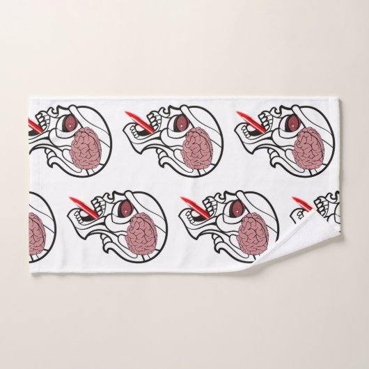 Bathroom Towel sets Halloween, Brain Bad Handdoek (Handdoek)