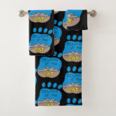 Bathroom Towel sets Halloween, Kat Bad Handdoek (Insitu)