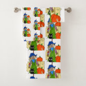 Bathroom Towel sets Halloween, Scarecrow Bad Handdoek (Insitu)