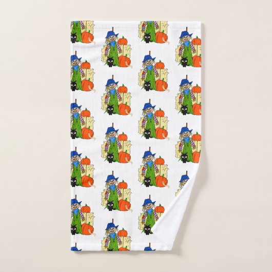 Bathroom Towel sets Halloween, Scarecrow Bad Handdoek (Handdoek)