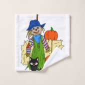 Bathroom Towel sets Halloween, Scarecrow Bad Handdoek (Wasdoekje)