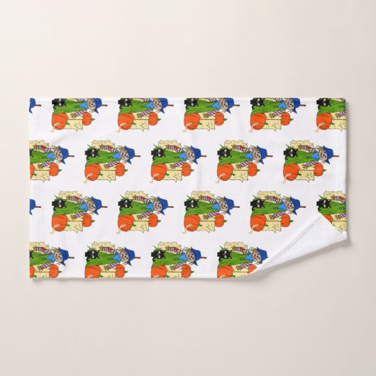 Bathroom Towel sets Halloween, Scarecrow Bad Handdoek (Handdoek)