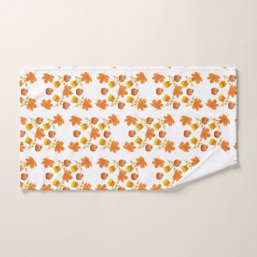 Bathroom Towel sets kleppen bladeren pompoenen Bad Handdoek (Handdoek)