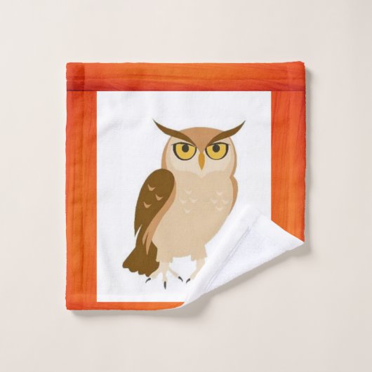 Bathroom Towel sets Owl Bad Handdoek (Wasdoekje)