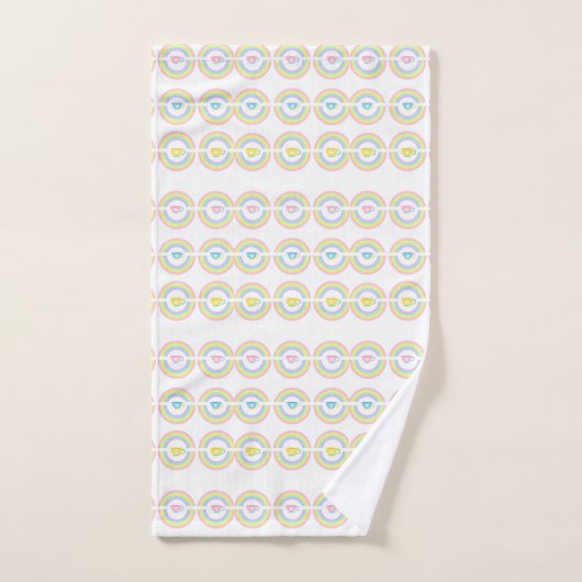 Bathroom Towel sets regenboogbekertje van Tea Bad Handdoek (Handdoek)