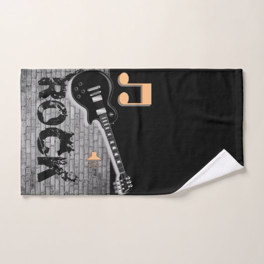 Bathroom Towel sets Rock Music Bad Handdoek (Handdoek)