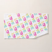 Bathroom Towel sets Valentijnsdag Love Hearts Bad Handdoek (Handdoek)