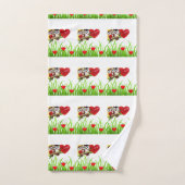 Bathroom Towel sets Valentijnsdag Owl  Bad Handdoek (Handdoek)