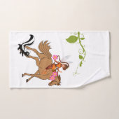 Bathroom Towel stelt een bruine paardenstinkdier i Bad Handdoek (Handdoek)