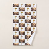 Bathroom Towel stelt Jezus in Bad Handdoek (Handdoek)