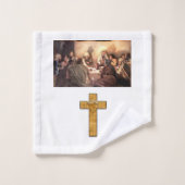 Bathroom Towel stelt Jezus in Bad Handdoek (Wasdoekje)