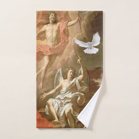 Bathroom Towel stelt Jezus in Bad Handdoek (Handdoek)