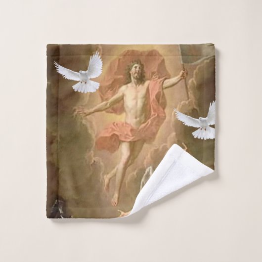 Bathroom Towel stelt Jezus in Bad Handdoek (Wasdoekje)