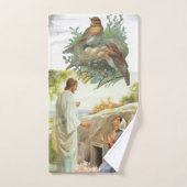 Bathroom Towel stelt Jezus in Bad Handdoek (Handdoek)