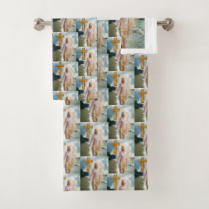 Bathroom Towel stelt Jezus in Bad Handdoek