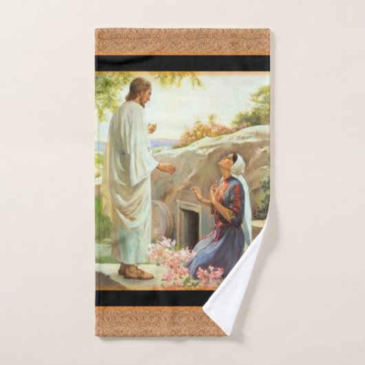 Bathroom Towel stelt Jezus in Bad Handdoek (Handdoek)