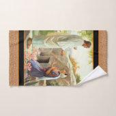 Bathroom Towel stelt Jezus in Bad Handdoek (Handdoek)