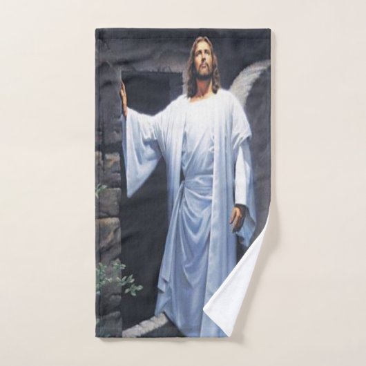 Bathroom Towel stelt Jezus in Bad Handdoek (Handdoek)