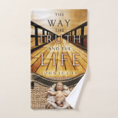 Bathroom Towel stelt Jezus in Bad Handdoek (Handdoek)