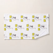 Bathroom Towel stelt muizen Mice Ostrich Cheese in Bad Handdoek (Handdoek)