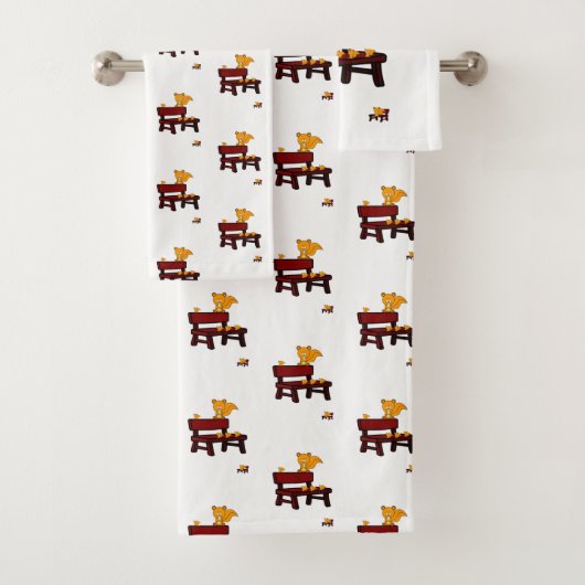 Bathroom Towel Stelt Racon Bad Handdoek (Insitu)