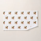 Bathroom Valentijns Rooster  Bad Handdoek (Handdoek)