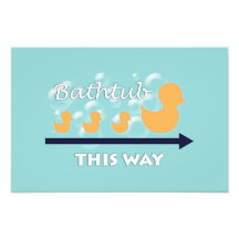 Bathroom Wall Art "Eucks in a row" - Foto afdrukke