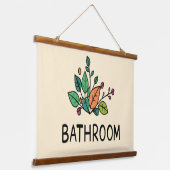 BATHROOM Wall Tapestry Hangend Wandkleed (Gebogen)