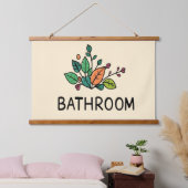 BATHROOM Wall Tapestry Hangend Wandkleed (Slaapkamer)