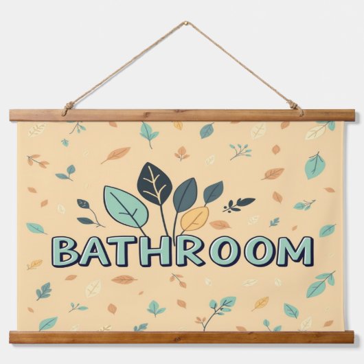 BATHROOM Wall Tapestry Hangend Wandkleed (Voorkant)