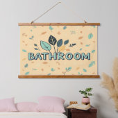 BATHROOM Wall Tapestry Hangend Wandkleed (Slaapkamer)