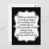 BathroomSign.jpg Briefkaart (Voorkant / Achterkant)