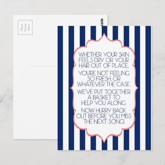 BathroomSign.jpg Briefkaart (Voorkant / Achterkant)