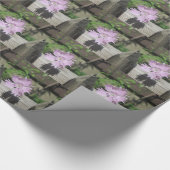 Baths Pink Dianthus on Fence Cadeaupapier (Hoek)