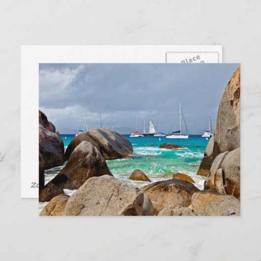 Baths, Virgin Gorda, Britse Maagdeneilanden Briefkaart (Voorkant / Achterkant)