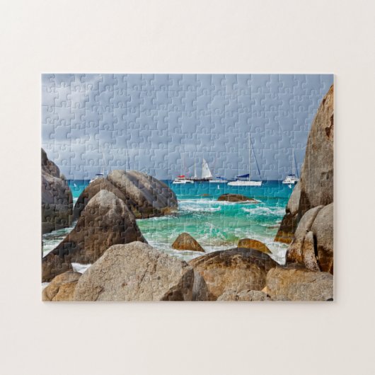 Baths, Virgin Gorda, Britse Maagdeneilanden Legpuzzel (Horizontaal)
