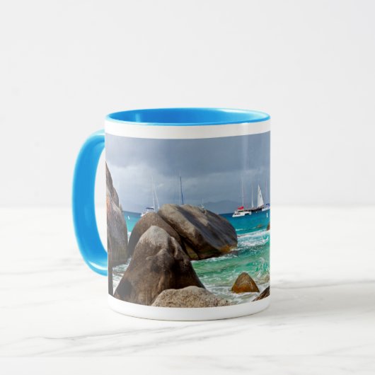 Baths, Virgin Gorda, Britse Maagdeneilanden Mok (Voorkant links)