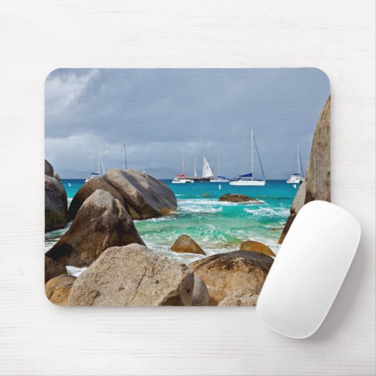 Baths, Virgin Gorda, Britse Maagdeneilanden Muismat (Met muis)