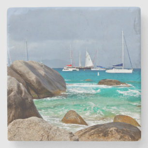 Baths, Virgin Gorda, Britse Maagdeneilanden Stenen Onderzetter