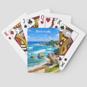 Bathsheba, Barbados - Tropische Kust Pokerkaarten