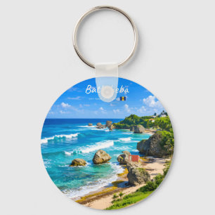 Bathsheba, Barbados - Tropische Kust Sleutelhanger