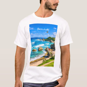 Bathsheba, Barbados - Tropische Kust T-shirt