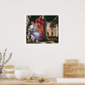 Bathsheba Bathing, c.1575 (olie op canvas) Poster (Keuken)